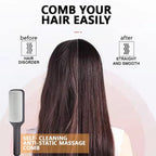 4‑in‑1 Self‑Cleaning Hair Brush Anti‑Static Massage Comb