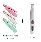 Dog & Cat Nail Clippers – 2‑in‑1 LED Grooming Tool