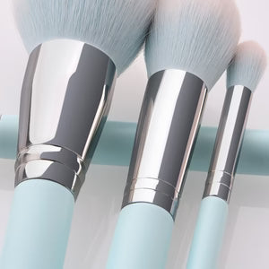 12 Light Blue Makeup Brush