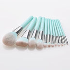 12 Light Blue Makeup Brush