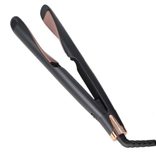 2‑in‑1 Flat Iron & Curler Professional Titanium Ionic Hair Straightener
