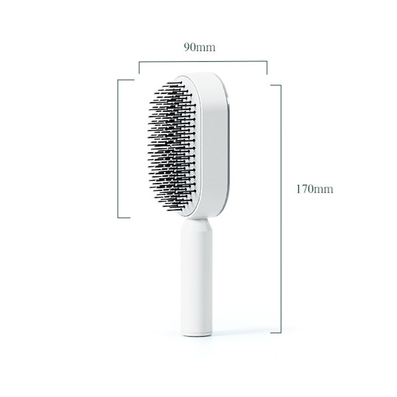 Women’s 3D Self-Cleaning Hair Brush – Scalp Massage Comb to Boost Hair Growth & Reduce Hair Loss