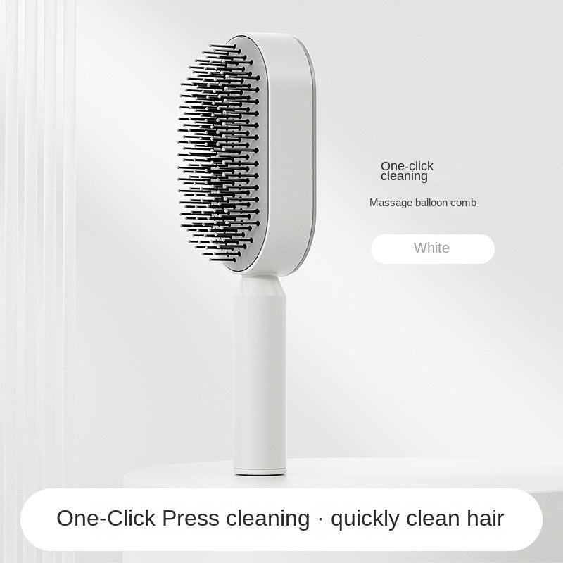 Women’s 3D Self-Cleaning Hair Brush – Scalp Massage Comb to Boost Hair Growth & Reduce Hair Loss