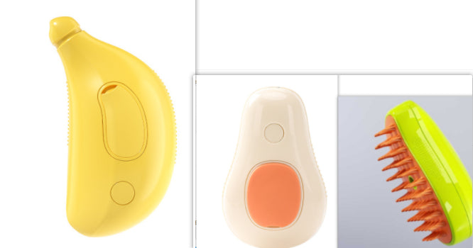 Steamy Cat Brush Electric Self‑Cleaning Pet Grooming Comb