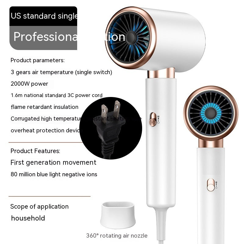 High Speed Electric Hair Dryer Household Anion