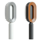 Self Cleaning Hair Brush For Women One-key