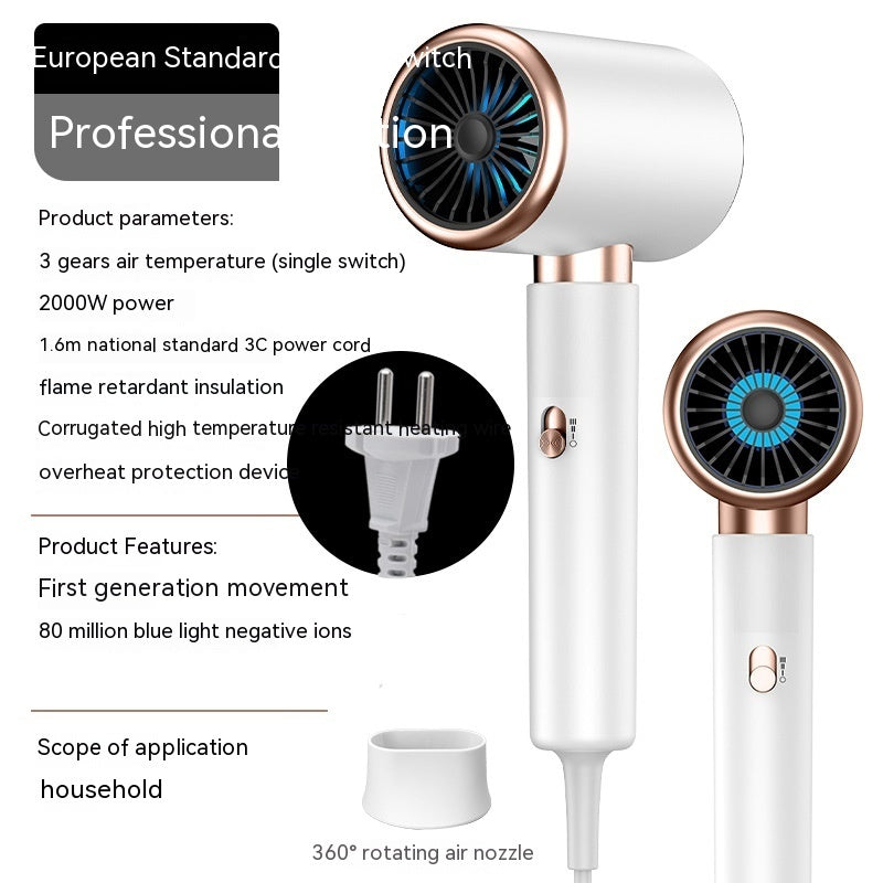 High Speed Electric Hair Dryer Household Anion