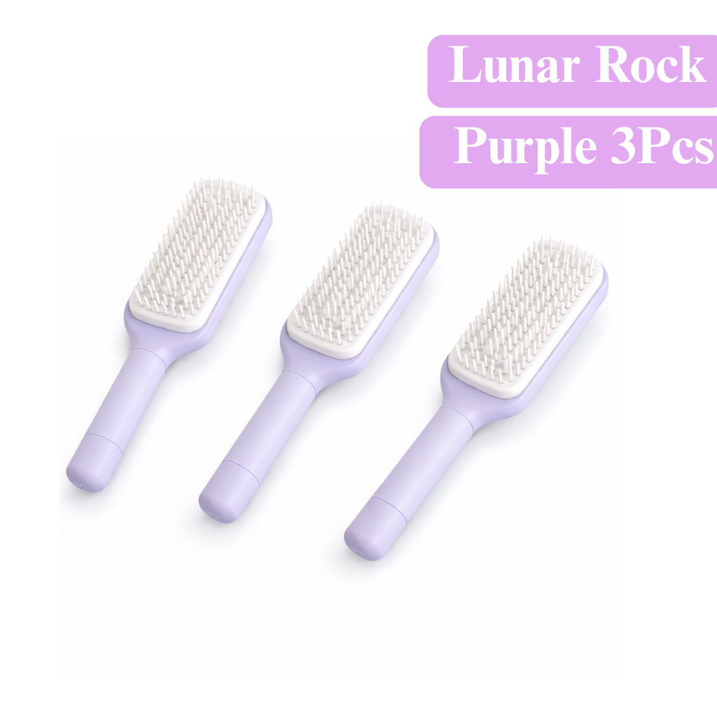 4 In 1 Self Cleaning Hair Brush New Self-Cleaning Anti-Static Massage Comb