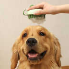 Soft Silicone Pet Hair Remover Handheld Bath & Massage Brush