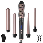 Professional Curling Iron Set – 5 Interchangeable Barrels