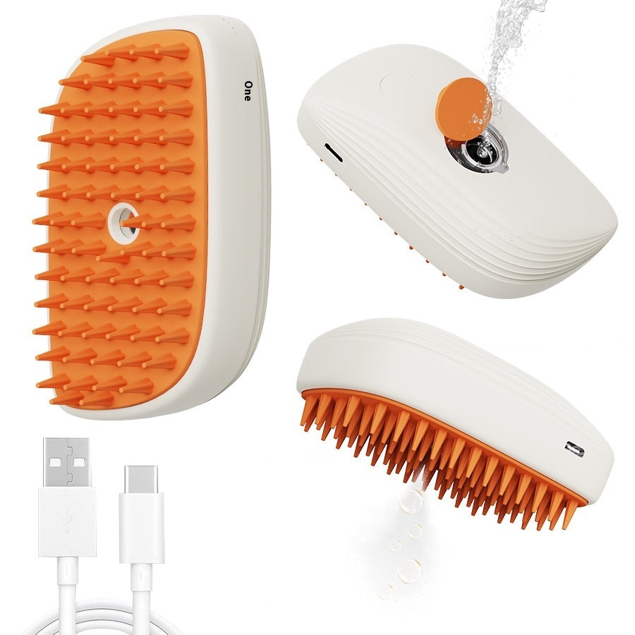 Cat & Dog Grooming Comb with Spray & Massage USB Rechargeable