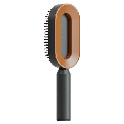 Self Cleaning Hair Brush For Women One-key