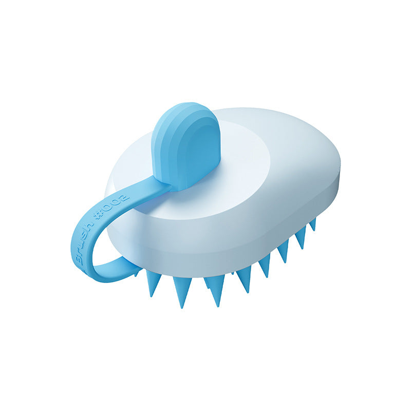 Soft Silicone Pet Hair Remover Handheld Bath & Massage Brush