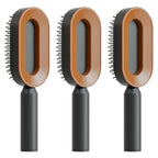 Self Cleaning Hair Brush For Women One-key