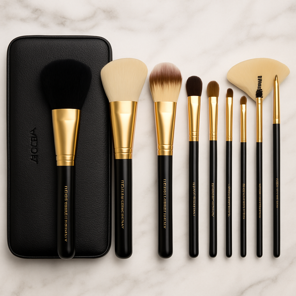 Portable makeup brush