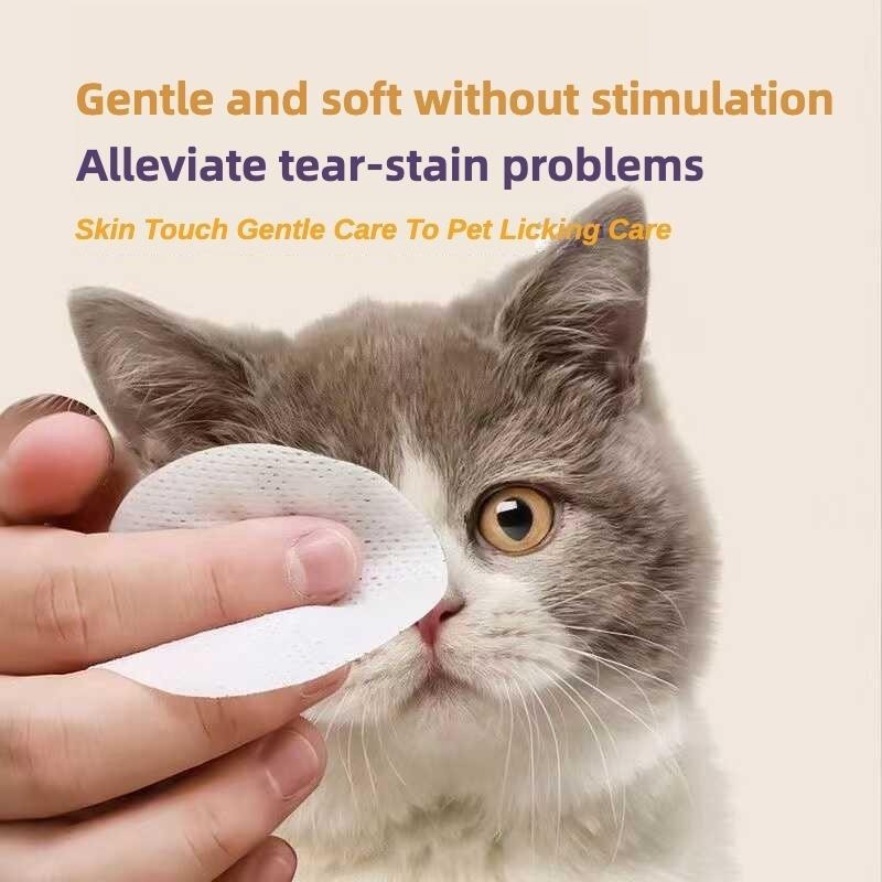 Pet Eye Wipes 200 Count Tear Stain Remover for Dogs & Cats