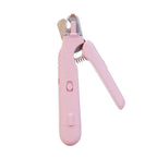 Dog & Cat Nail Clippers – 2‑in‑1 LED Grooming Tool