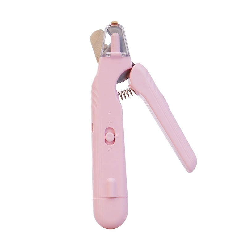 Dog & Cat Nail Clippers – 2‑in‑1 LED Grooming Tool