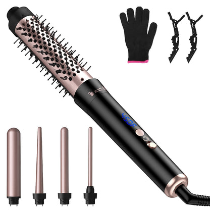 Professional Curling Iron Set – 5 Interchangeable Barrels