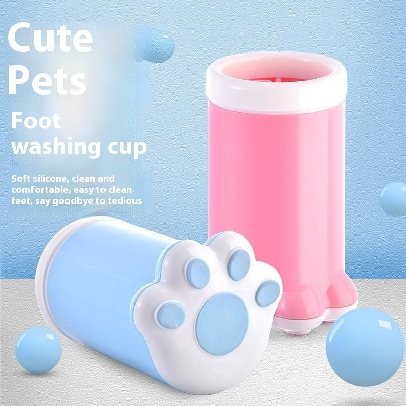 Portable Dog Paw Cleaner Large Silicone Foot‑Washing Cup