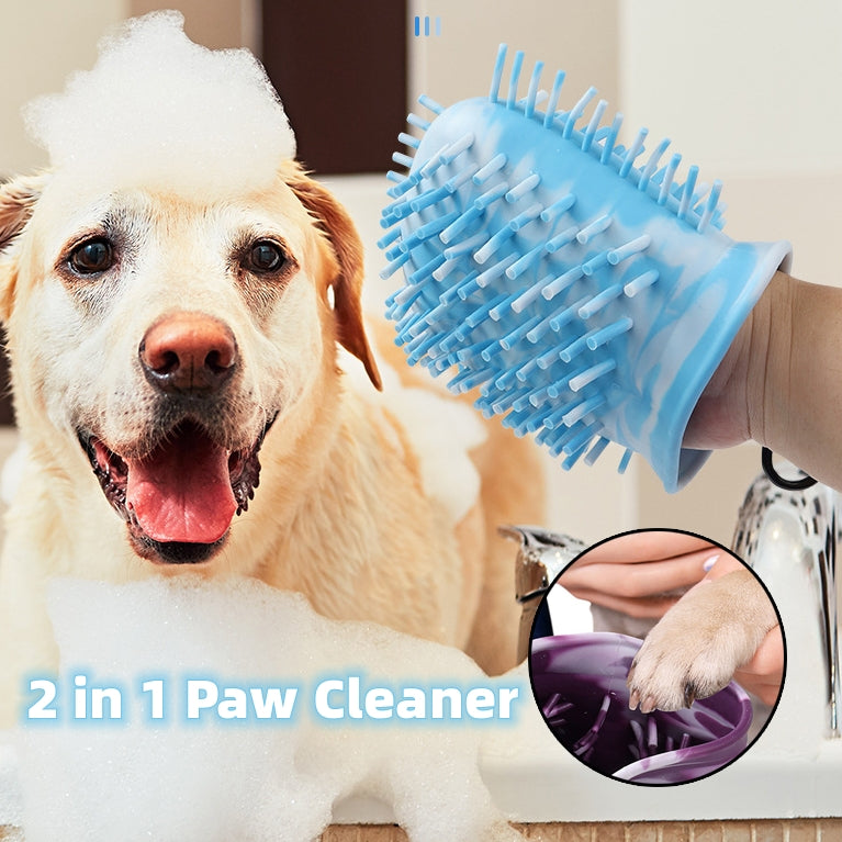 - Pet Paw Cleaning Cup 2‑in‑1 Silicone Dog Foot Washer & Brush