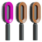 Self Cleaning Hair Brush For Women One-key