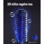 2‑in‑1 Wireless Hair Straightener Brush Fast Heating Curler