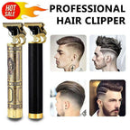 USB Rechargeable Hair Clippers Professional Beard Trimmer & Shaver for Men