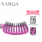 Women’s Hair Brush Anti‑Static Nylon Comb