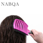 Women’s Hair Brush Anti‑Static Nylon Comb