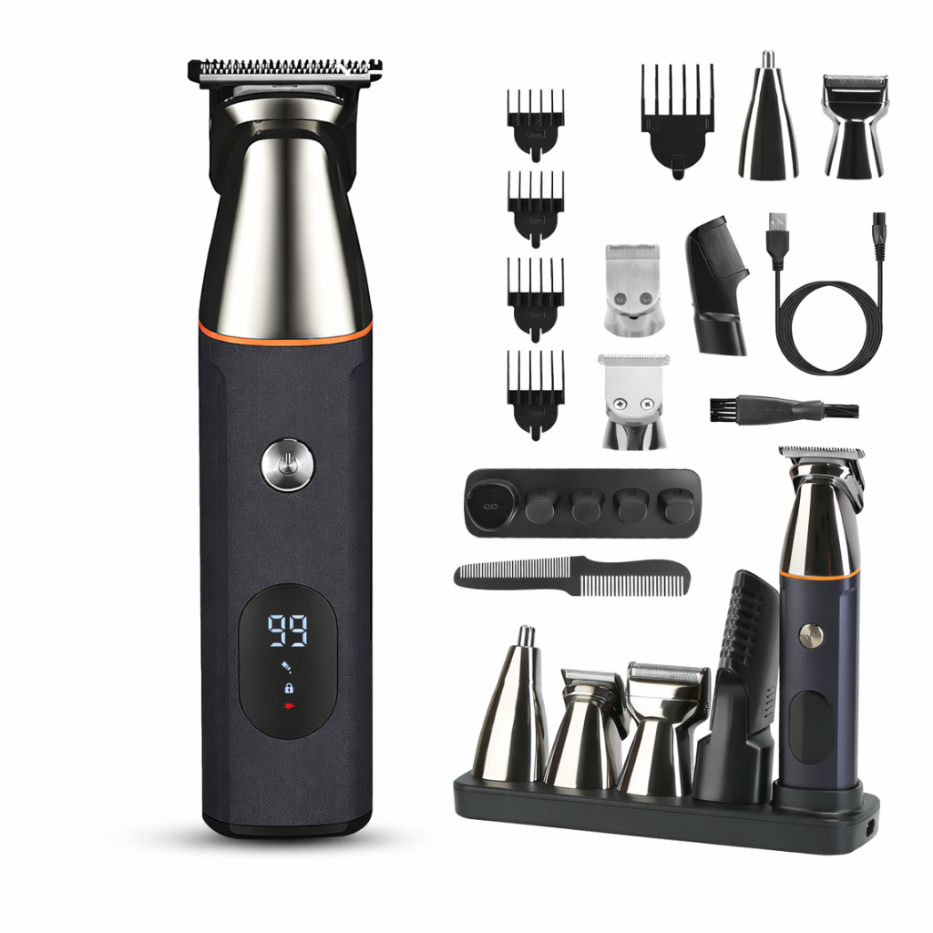 All In One Beard Trimmer For Men With 5 Trimmer