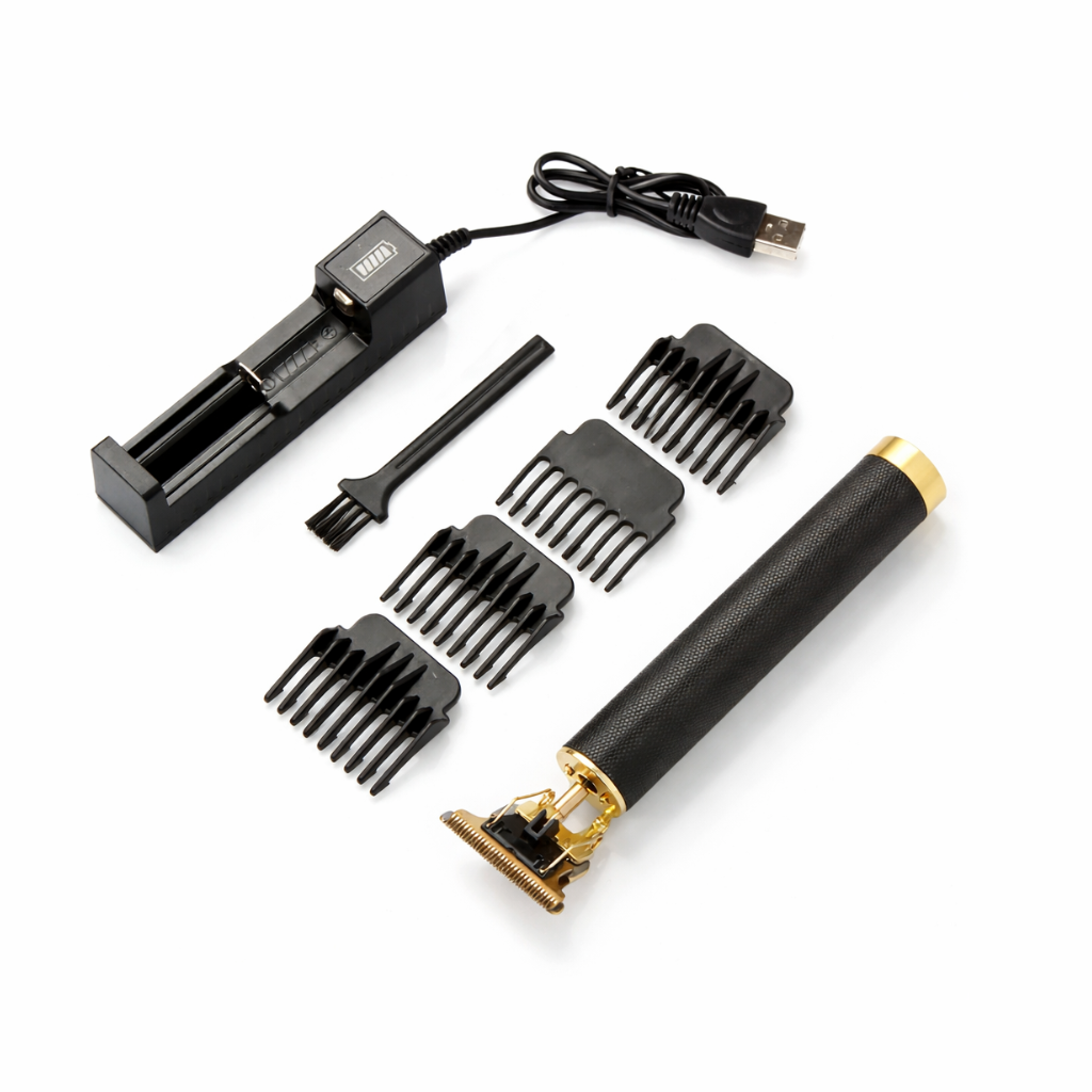 USB Rechargeable Hair Clippers Professional Beard Trimmer & Shaver for Men