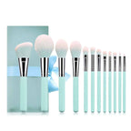 12 Light Blue Makeup Brush